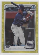 2020 Bowman Chrome Prospects Yellow Refractor /75 Jhon Diaz #BCP-30 0b5