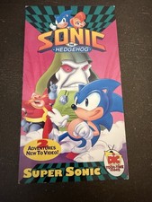 SONIC THE HEDGEHOG : SUPER SONIC VHS Video Tape 1994 Kids Cartoon