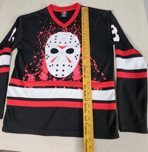 Friday The 13th Jason Voorhees Horror Movie Hockey Jersey Size Med - Halloween - Picture 2 of 9