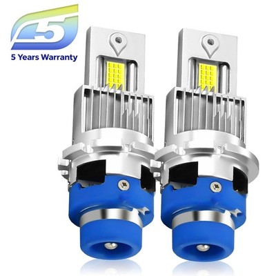 2X D4S D4R LED Headlight Kit Bulbs 120W 80000LM 6500K White HID Conversion Lamps