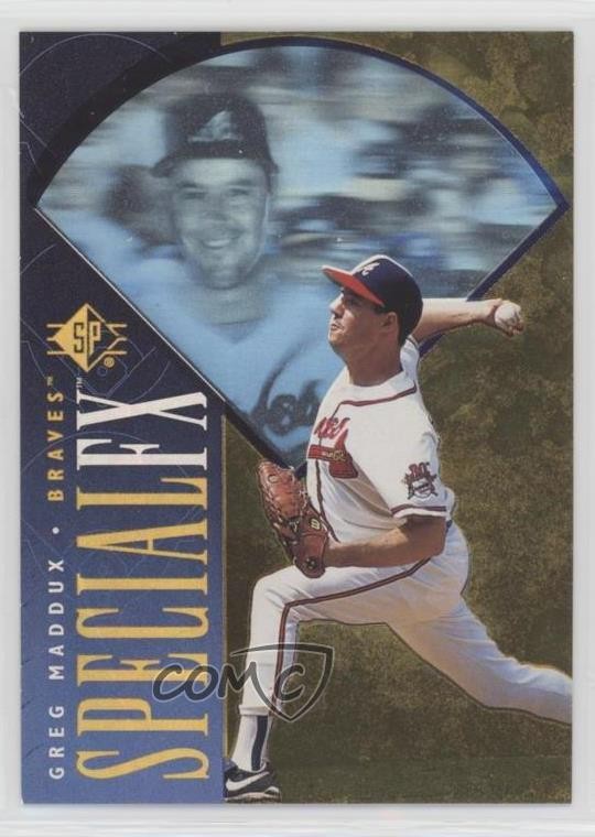 1996 SP Holoview Special FX Greg Maddux #1 HOF