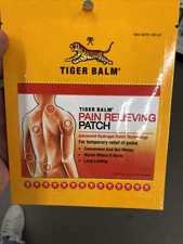 Tiger Balm Pain Patch 100 Individual Packs
