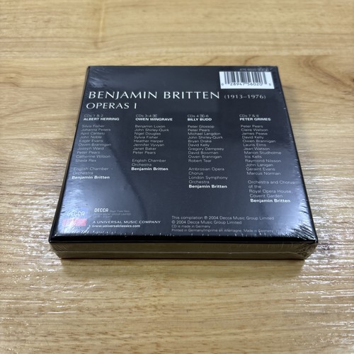 Benjamin Britten Conducts Britten: Operas 1 (CD, 2004, 8 Disc, Decca) New Sealed - Imagen 4 de 8
