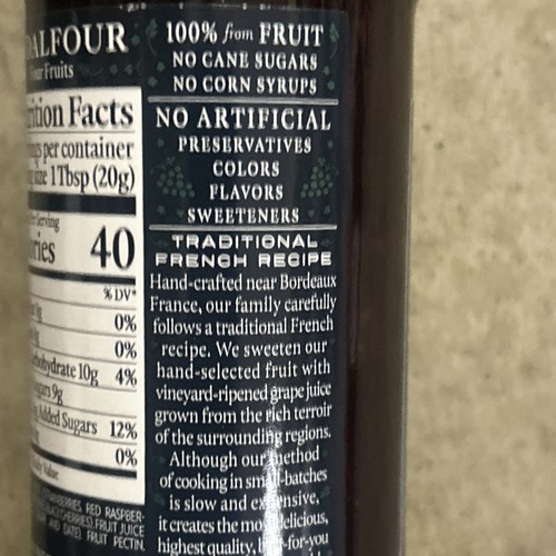 St Dalfour Four Fruits Deluxe Four Fruits Spread 10 oz 284 g paquete de 2 totalmente natural - Imagen 4 de 5