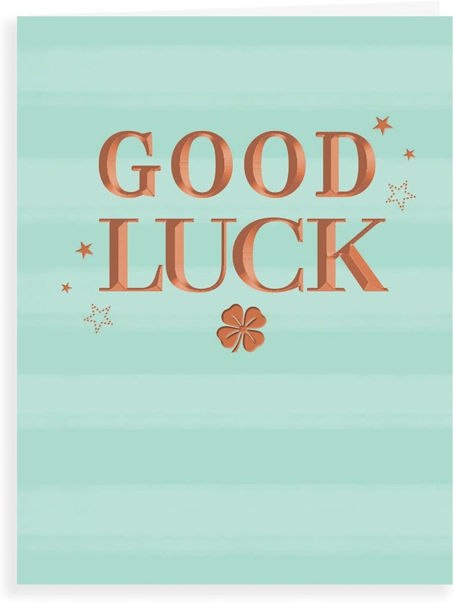 Good Luck Card. Traditional Design. 19x13cm