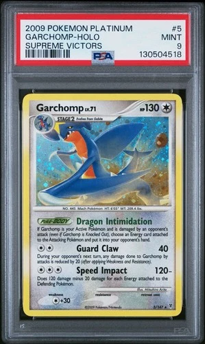 2009 POKEMON PLATINUM SUPREME VICTORS #5 GARCHOMP-HOLO PSA 9