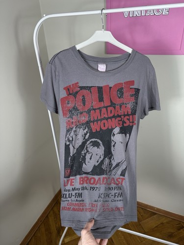The Police Vintage T Shirt Rock Band Tee Distressed Promo Size S - 第 7/23 張圖片