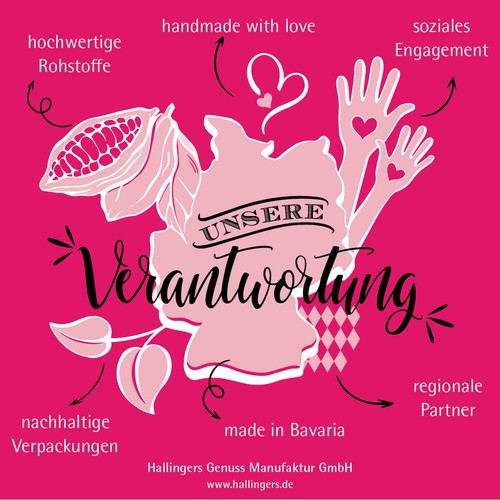 Hallingers Weihnachtsstimmung Veganer Schoko Adventskalender 2025 Pralinen teils - Bild 9 von 10