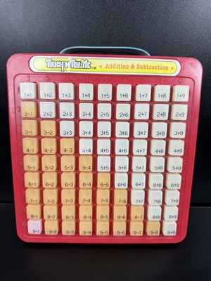 VINTAGE Touch 'N Tell Me MULTIPLICATION Press & See The Answer GALOOB 1981