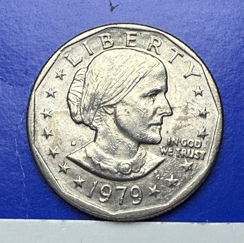 1979 D Susan B Antony DDO Doubled Die Obverse Error Coin Variety 1$Dollar Coin - Picture 7 of 8