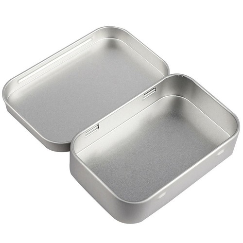 Metall Box Aufbewahrungs Box Für Kosmetik Klappdeckel Klein Minikerzen - Bild 22 von 24