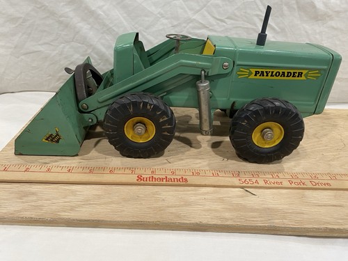 Vintage Nylint Toys Payloader 1950's, Pressed Steel Rare Green - Picture 3 of 6