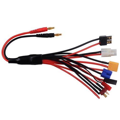 Huit en un RC Lipo Chargeur de Batterie RéPartiteur Câble Adaptateur Connec6056 - Foto 2 di 7