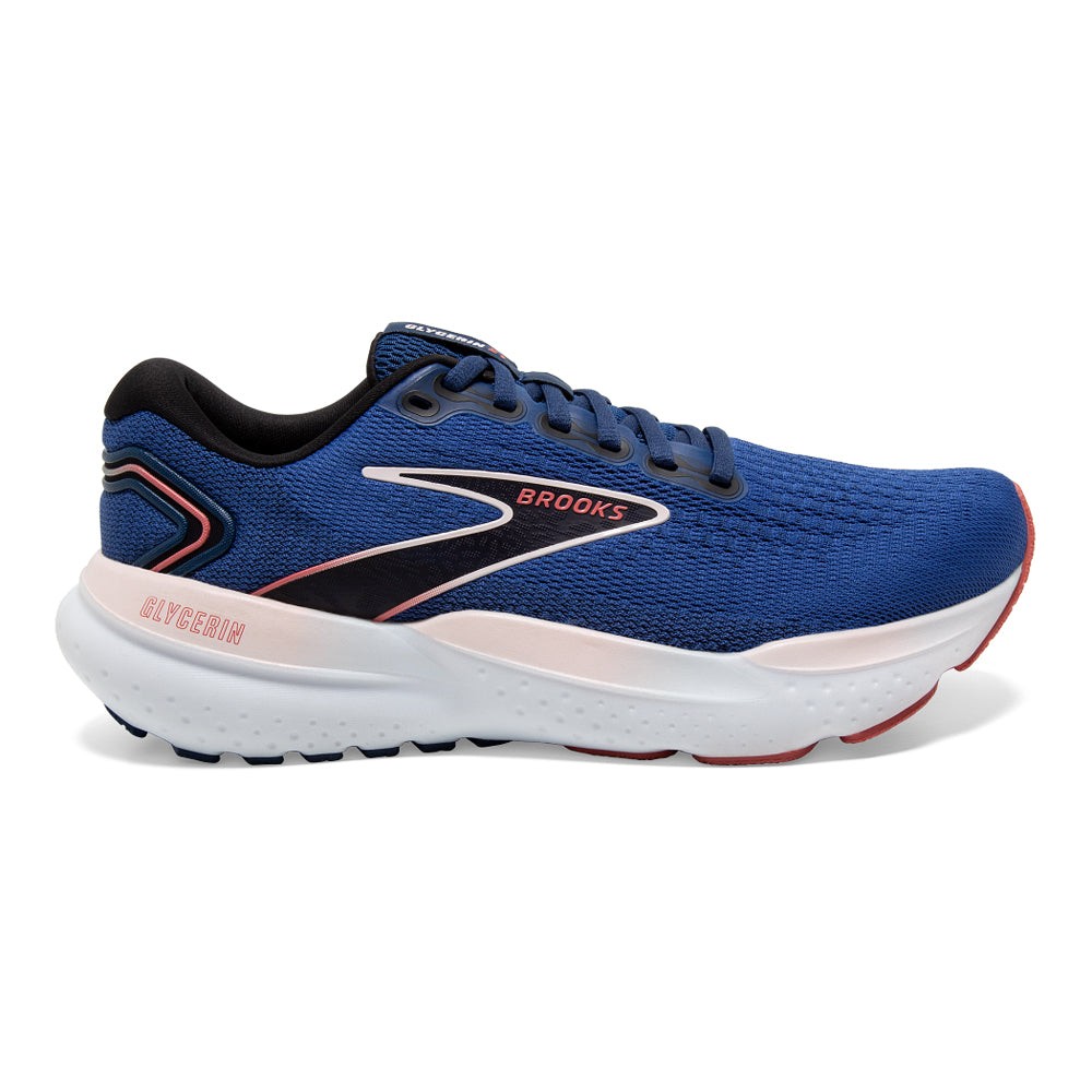 Женские кроссовки Brooks Glycerin 21, Голубой / Ледяной розовый / Розовый, ширина 8 дюймов, США