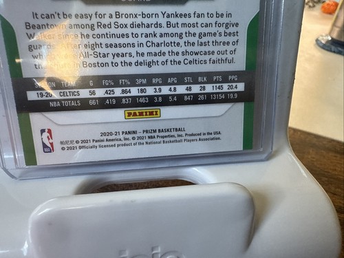 Kemba Walker Purple Prizm Card #122 Boston Celtics - Picture 10 of 10