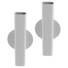 2 Stück hängende Blumenvase: zylindrische, an der Wand montierte