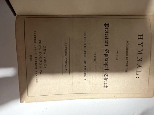 THE BOOK OF COMMON PRAYER, AND ADMINISTRATION OF THE SACRAMENTS- 1868 - Picture 14 of 24