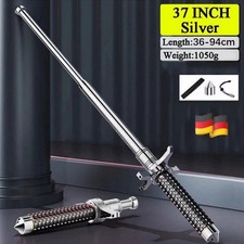 37'' Teleskopstange Teleskopst&ouml;cke Einstellbar Stahl Wanderstock Telescopic Rod