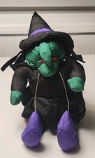 Halloween Vintage 1994 Wicked Witch Plush Toy International Silver Co.