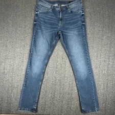 The Perfect Jean NYC Jeans Mens 36x36 Blue Slim Fit Stretch Denim Pants Casual