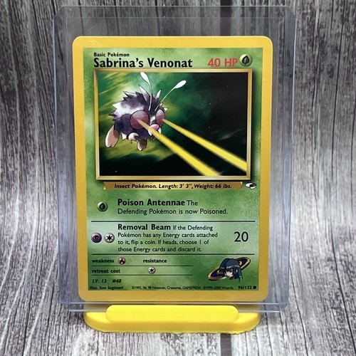 Sabrina's Venonat 96/132 Gym Heroes Pokemon Card TCG NM - Bild 1 von 2