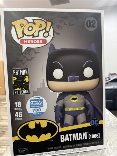 Funko Pop! Vinile Mega 18 pollici: DC Universe - Batman (1966) (18 pollici) 700 pezzi  - Foto 3 di 11