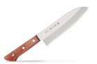 Tojiro BASIC Santoku Knife 170mm (Brown Plywood Handle) Product Number: F-316BR