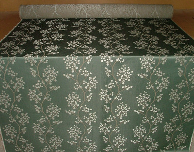 Jacquard Stoff Vorhang Polster Klettern Blumen Baum Setzling Grün 26 Meter