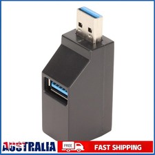 Compact USB Splitter 3 Port USB 2.0  3.0 Portable USB Hub for Laptop  Travel