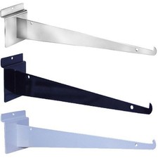 Dazzling Displays 12-Inch Slatwall Shelf Brackets
