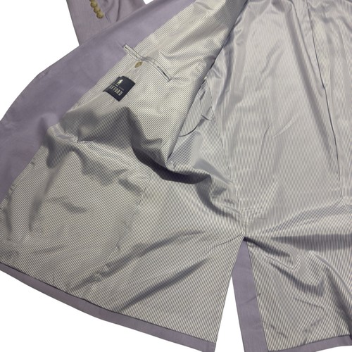 Stafford Signature Men’s Classic Fit Sport Coat 52R Light Purple Cotton Blazer - Picture 9 of 14