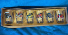 Vintage Car Design Shot Glasses x 6 Boxed