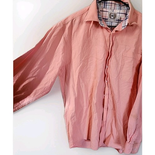 Camisa vaquera CINCH Western para hombre grande melocotón manga larga con logotipo - Imagen 3 de 6