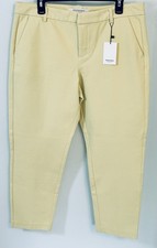 NWT Liverpool LA PETITE 14/32 Kelsey Trouser  Lemon Grass  Ponte Knit MSRP 98
