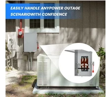 HEPS-01 Heavy Duty Safety Switch 240V AC 4 Wire 2 Pole Non-Fusible 200 Amp 