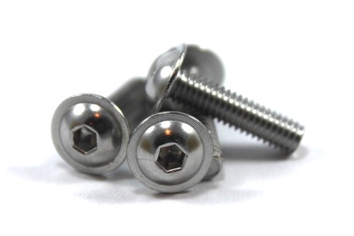 10 x MV Agusta F4 Scheibenschrauben Edelstahl klein Gummi Brunnenmuttern m4 - Bild 6 von 6