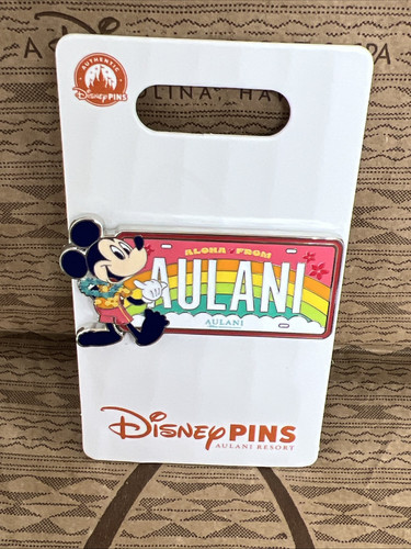 *New Authentic Disney Aulani Exclusive Pin Mickey Mouse Shaka Aloha Hawaii - Picture 2 of 8