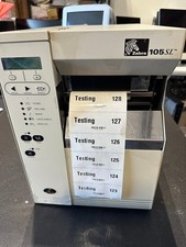 Zebra 105SL Thermal Transfer Label Printer 10500-2001-0000 -Tested & Working