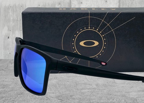 Custom OAKLEY blackout SLIVER XL +(aftermarket) green POLARIZED sunglasses NEW! - Picture 5 of 9