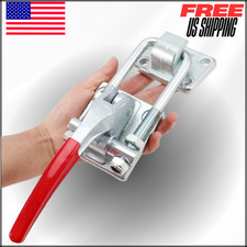 U Hook Latch Clamp, Adjustable Cast Alloy Steel Pull Action Clamp with Threaded