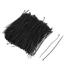 Self Locking Wire Cable Zip Tie 1000 Pcs Fasten Wrap 5.5" Black Nylon Medium