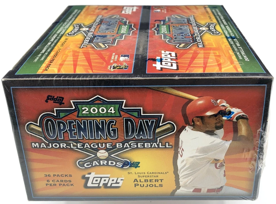 2004 Topps Opening Day Baseball Factory Sealed Wax Box 36 Packs 6 Cards Per Pack - Image 3 of 4