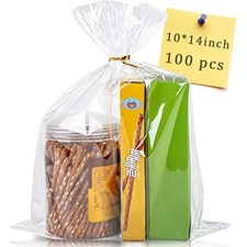 100pcs cellophane bags 10x14 cellophane wrap goodie bags large clear g