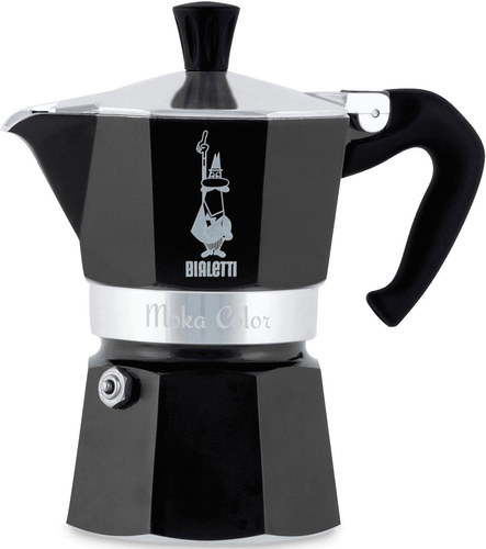 Caffettiera Moka Express Color, 3 Tazze, Manico anti Scottatura, Non Adatta a In - Foto 10 di 12