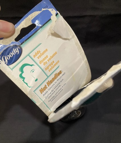 Goody 7” Green Hot Handles Adds Volume To Short Hair 2000 Open Package B7 - Picture 10 of 12