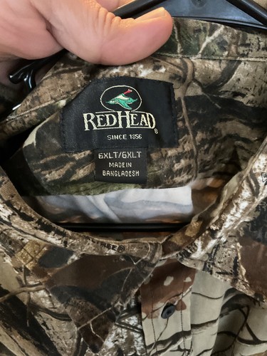 RedHead Silent Hide Hunting Shirt & paints Men's 6XL Heavyweight Camo  - Picture 7 of 11