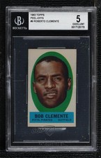1963 Topps Peel-Offs Roberto Clemente BGS 5 HOF 0q3