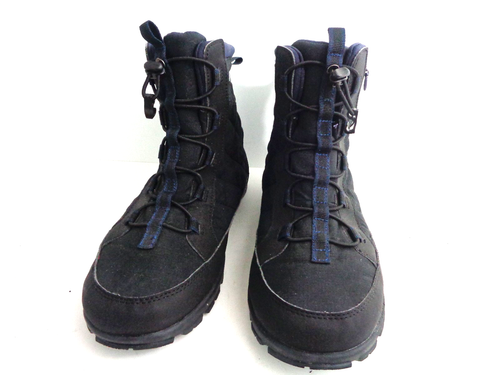 Pakems Vail WMNs US 9M schwarze verstaubare Pull-On- & Schnürstiefeletten mit Reißverschlusstasche - Bild 3 von 9