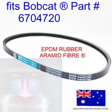 fits Bobcat Alternator Belt Water Pump Belt 6704720 753 7753 EPDM ARAMID FIBRE