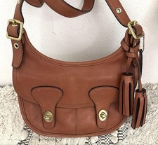 Coach Amanda Turnlock Legacy Shoulder Bag Brown Limited Edition Vintage